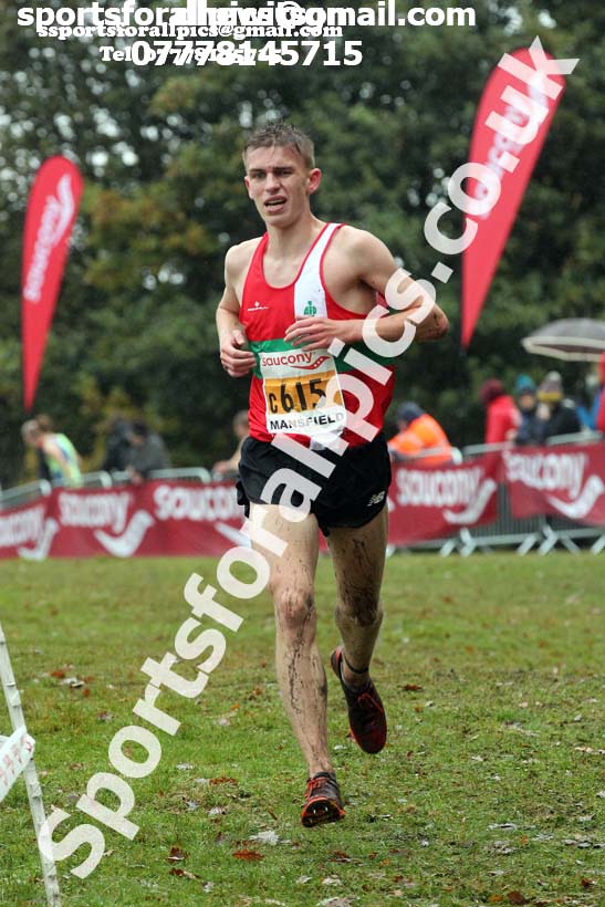 Junior men, National Cross Country Relay Champs., Berry Hill Park, Mansfield.  Photo: David T. Hewitson/Sports for All Pics